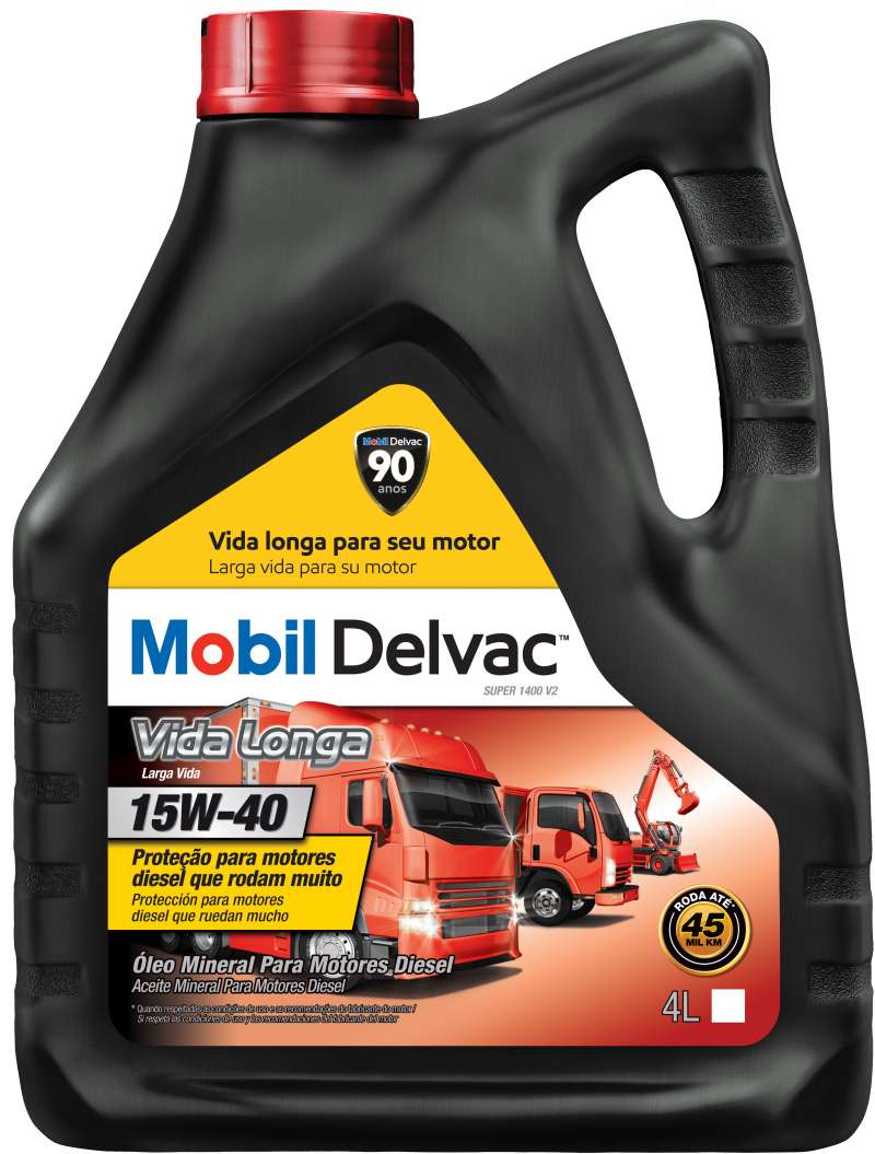 Mobil Delvac 1400 15W 40 VIDA LONGA 4 Litros Pagá seguro con