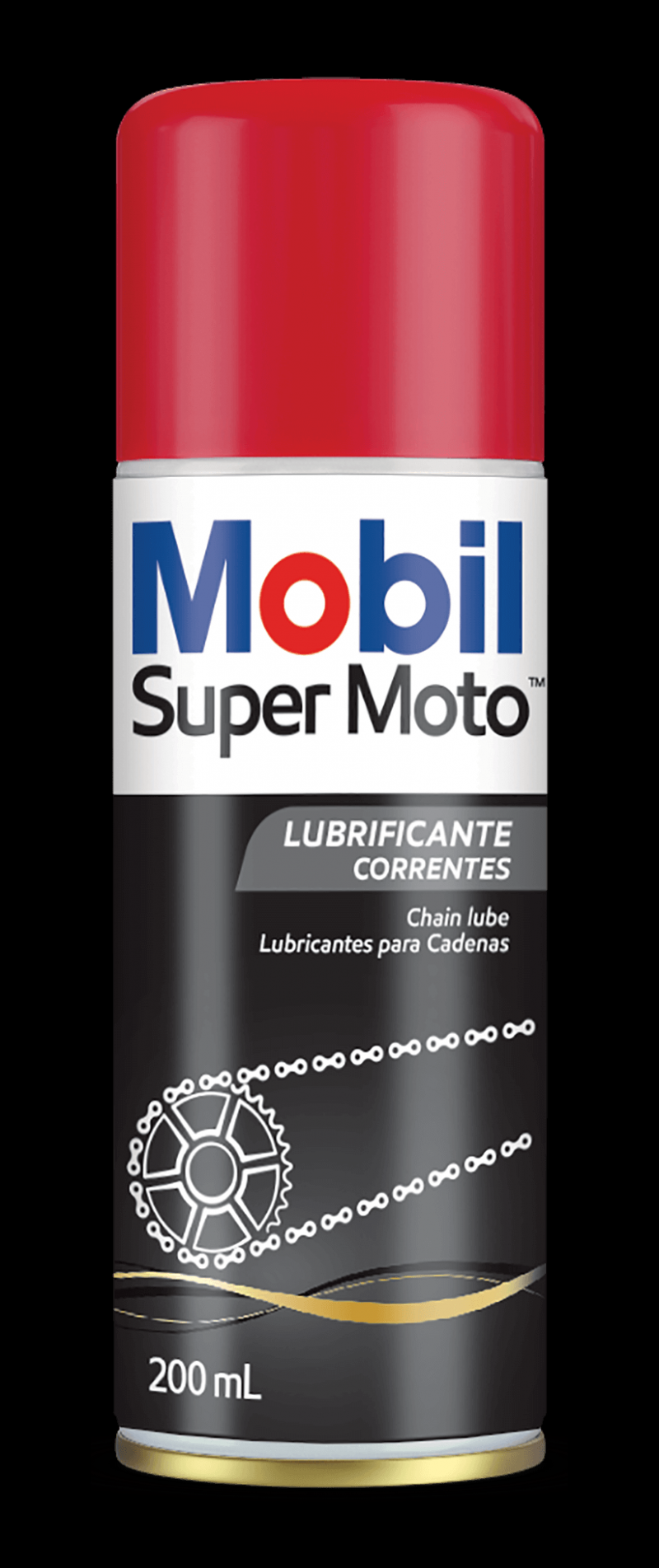 Mobil Super Moto Chain Lube (Lubricantes para cadenas) 200 ML.. Pagá